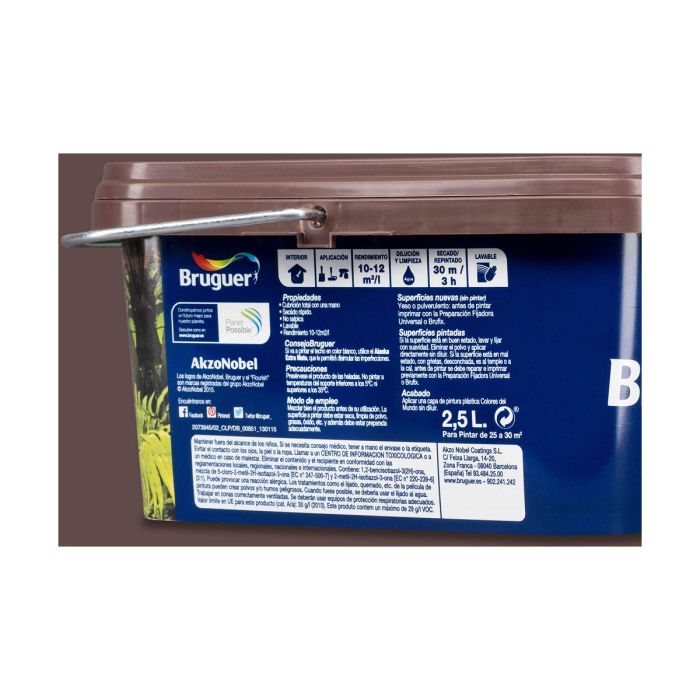 Pintura Bruguer Colores Del Mundo 2,5 L 2 Pintura Bruguer Colores Del Mundo 2,5 L 2