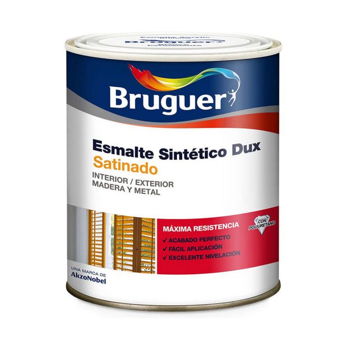 Esmalte sintético Bruguer Dux Satinado 250 ml Negro