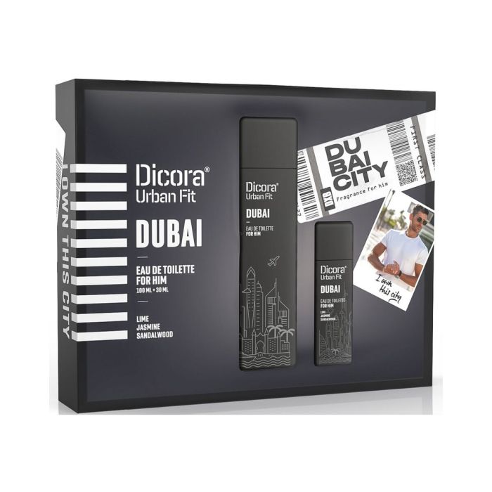 Set de Perfume Hombre Dicora Urban Fit Dubai 2 Piezas
