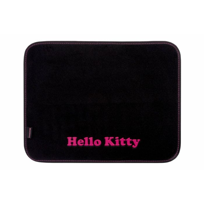 Set de Alfombrillas para Coche Hello Kitty Negro Rosa (4 pcs) 1