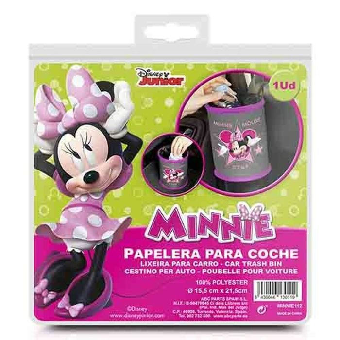 Papelera para coche Minnie Mouse MINNIE112 Rosa 3