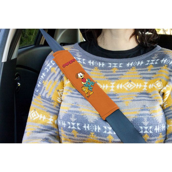 Almohadillas para Cinturón de Seguridad GAR102 Naranja Garfield 3