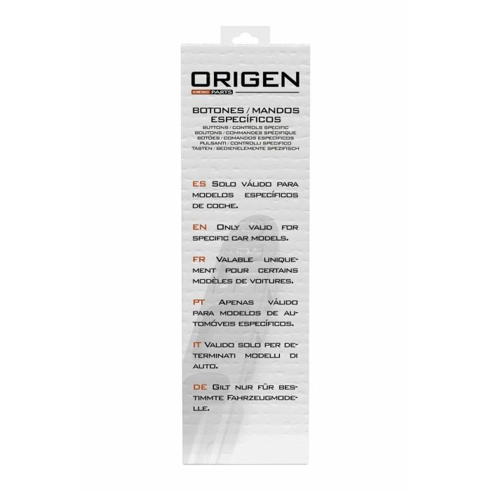 Botonera para elevalunas eléctrico Origen ORG50212 Peugeot 1