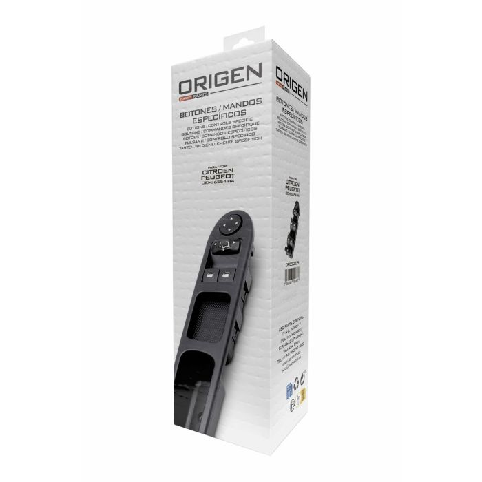 Botonera para elevalunas eléctrico Origen ORG50205 Peugeot Citroën 4