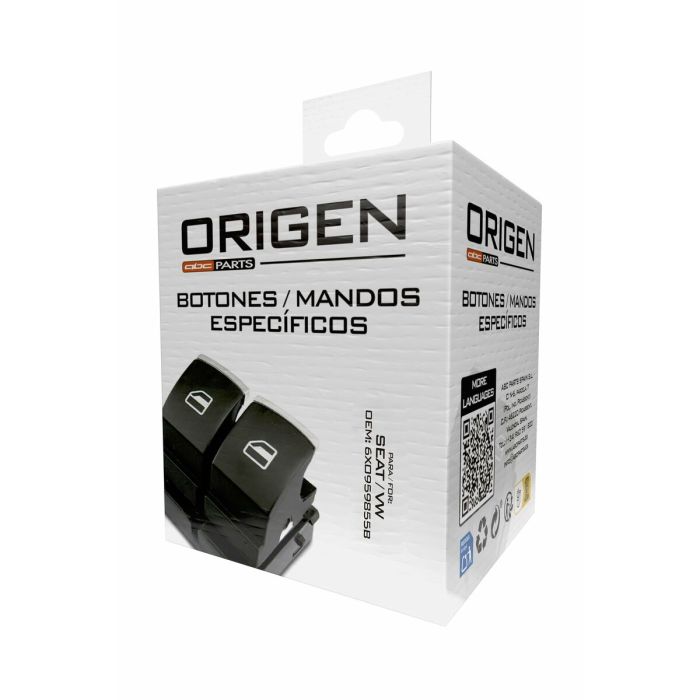 Interruptor de elevalunas eléctrico Origen ORG50211 Volkswagen Seat 2