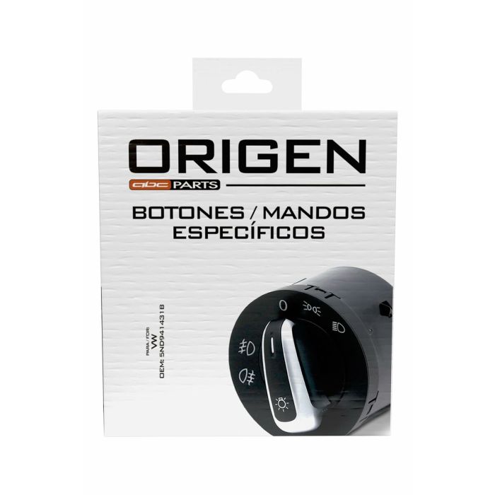 Interruptor de perilla para luces de coche Origen ORG50400 Volkswagen 3