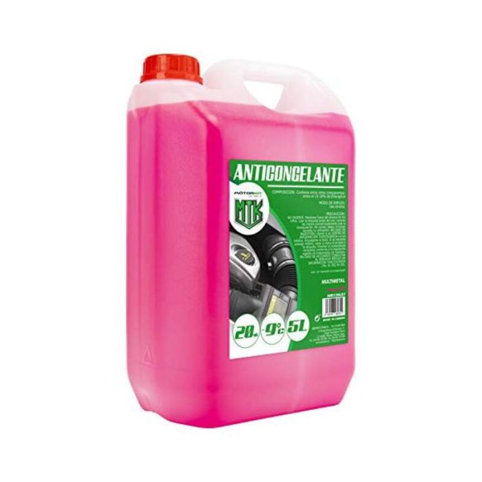 Anticongelante Motorkit -9º 20% Rosa (5 L)