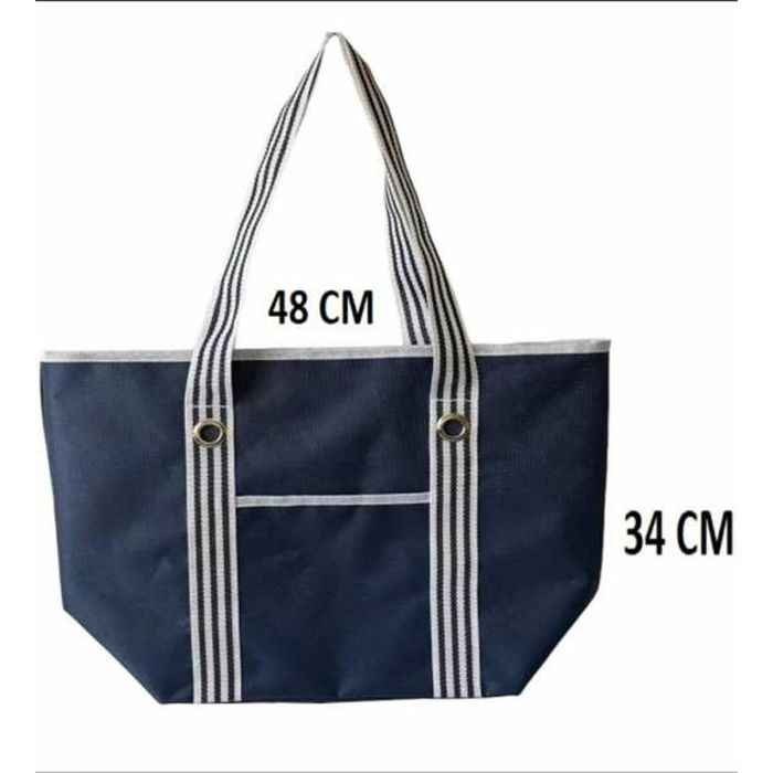 Bolsa de Playa Azul oscuro Oxford 48 x 18 x 34 cm 1