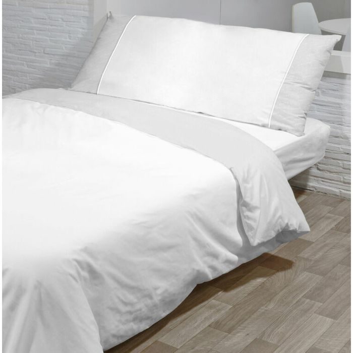 Juego de funda nórdica Hosteline MONACO NORDICO Blanco Cama de 180 260 x 240 cm 4 Piezas