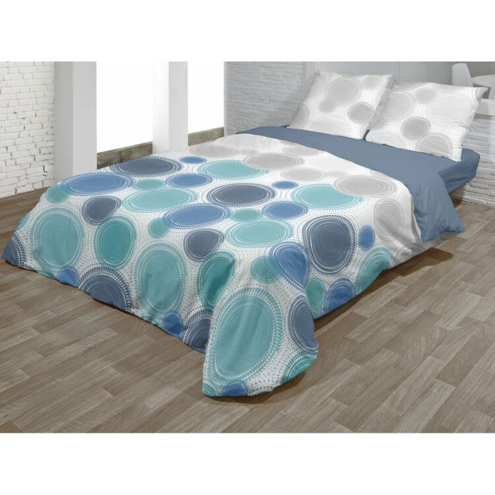 Juego de funda nórdica Hosteline SOTER Azul Cama de 90 2 Piezas 1