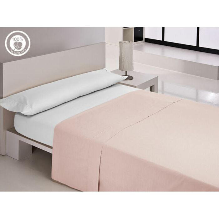 Sábana Encimera Happy Home LISOS COTTON Rosa Cama de 180