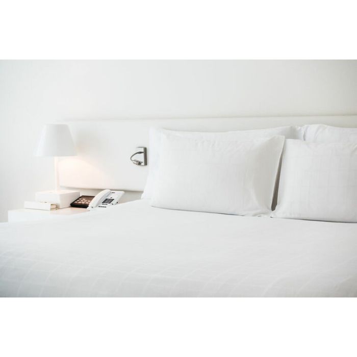 Sábana Encimera Hosteline IRIS PREMIUM Blanco Cama de 135