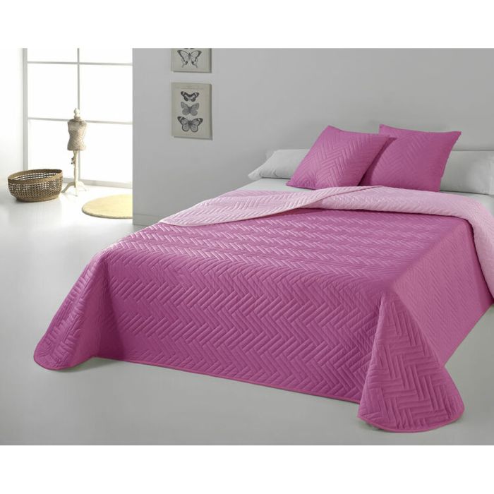 Colcha Hosteline VEGAS Malva Cama de 135 (3 Piezas)