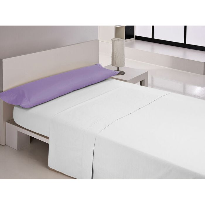 Funda de almohada Happy Home MIX COLORS Lila Cama de 180/200 144 Hilos 45 x 85 cm (2 Unidades)