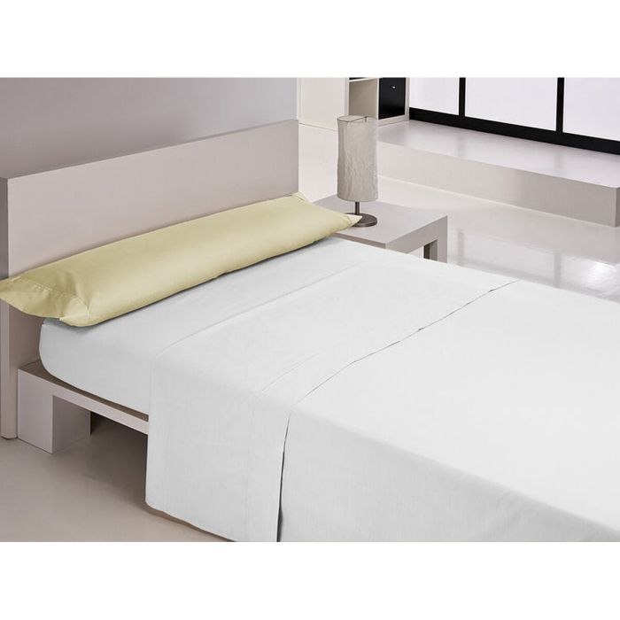 Funda de almohada Happy Home MIX COLORS Amarillo Cama de 150/160 144 Hilos 45 x 85 cm (2 Unidades)