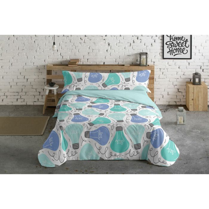 Juego de funda nórdica Pierre Cardin Ideas Multicolor Azul marino Cama de 105 3 Piezas 1