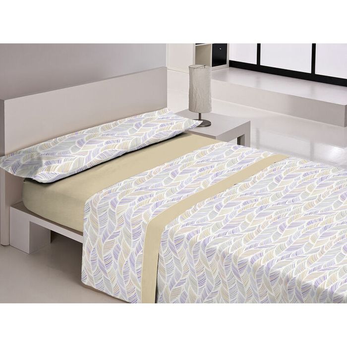 Juego de Sábanas Libela PIRINE SAONA Beige Cama de 135