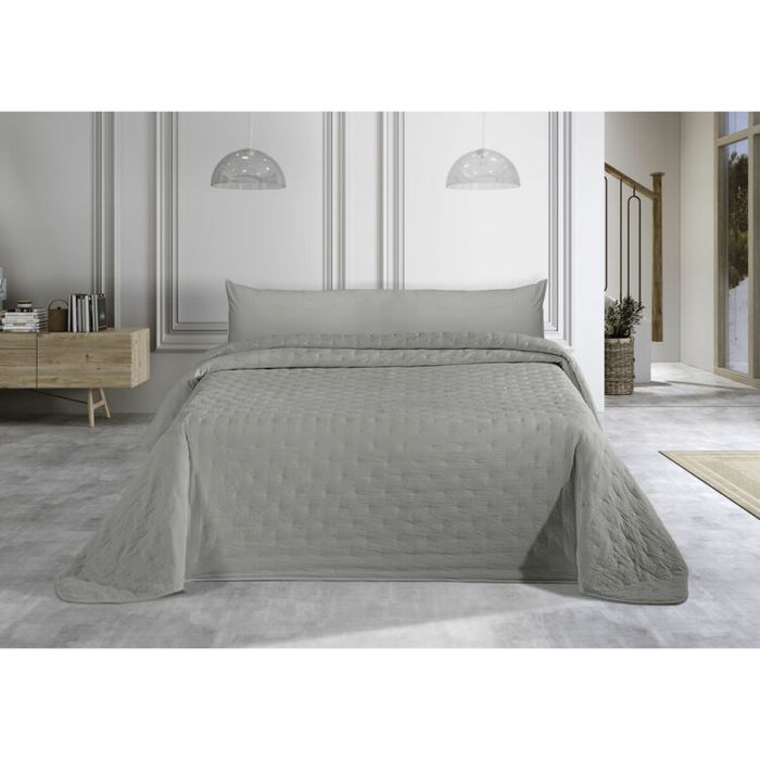 Colcha Casa Campo ANDROMEDA Gris Perla Cama de 90 (2 Piezas)