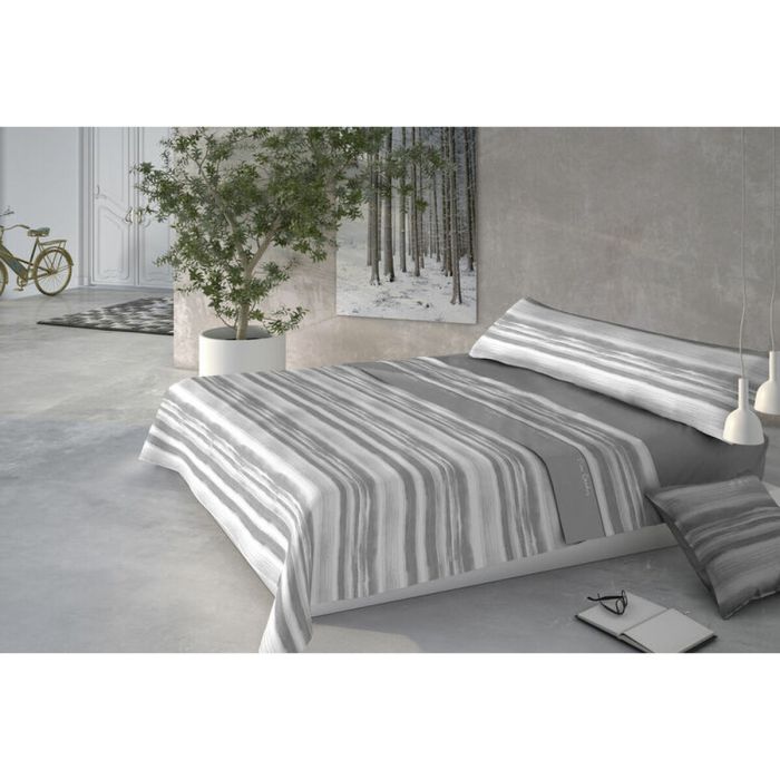 Juego de Sábanas Pierre Cardin CORALINA MEDITERRANEO Gris Cama de 135