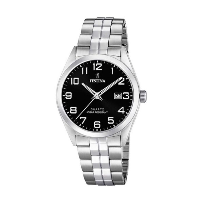 Reloj Hombre Festina F20437/4 Negro Plateado (Ø 40 mm)