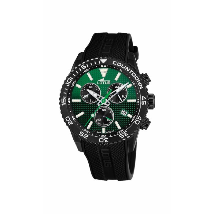 Reloj Hombre Lotus 18672/B Negro Verde