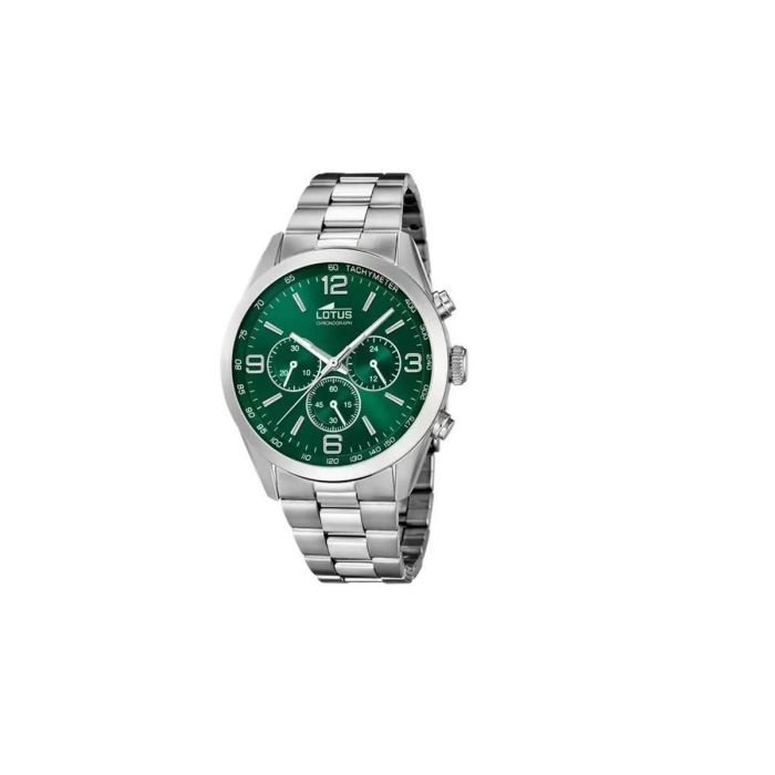 Reloj Hombre Lotus 18152/F Verde Plateado