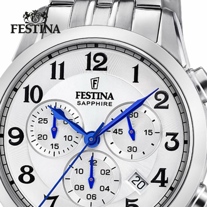 Reloj Hombre Festina F20040/1 Plateado 3