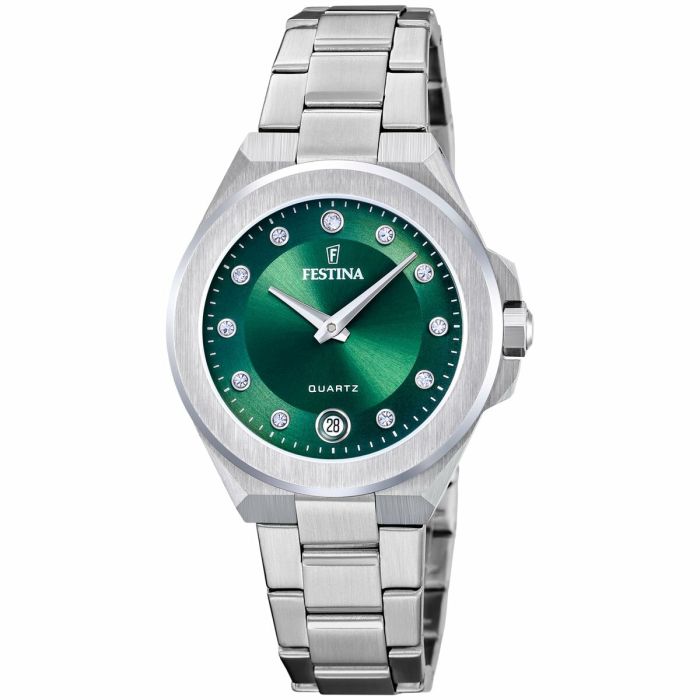 Reloj Hombre Festina F20700/4 Verde Plateado