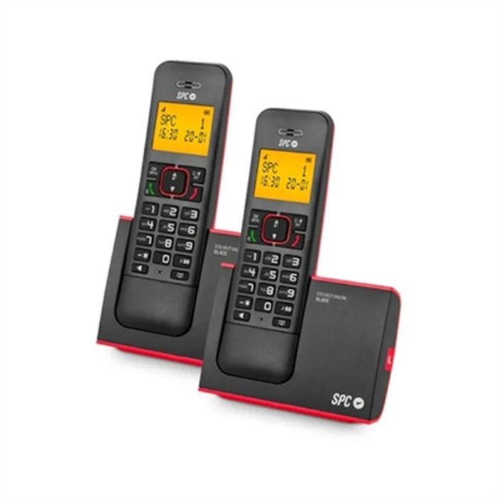 Teléfono Inalámbrico SPC Blade 7292RC2/ Pack DUO/ Rojo y Negro