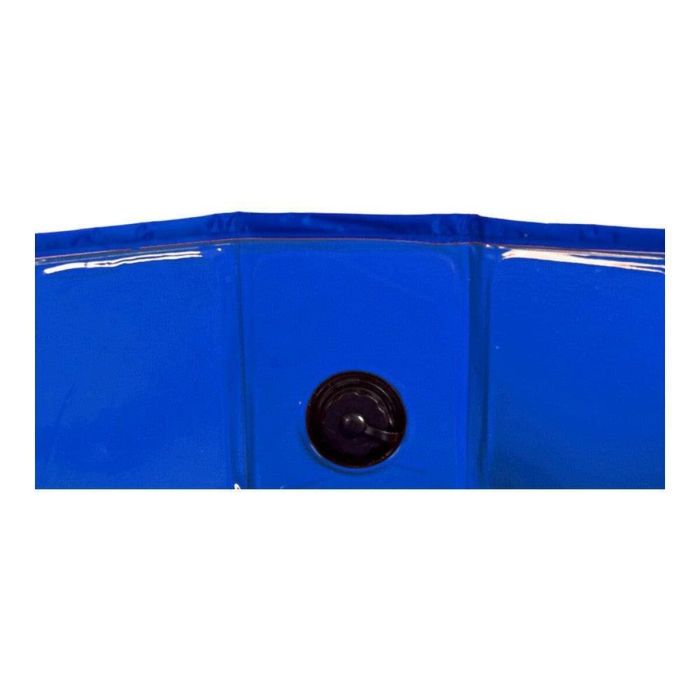 Piscina Desmontable Mascotas Azul Poliéster Plástico (80 x 20 x 80 cm) 1
