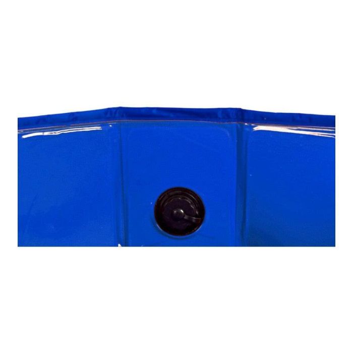 Piscina Desmontable Mascotas Azul Poliéster Plástico (120 x 30 x 120 cm) 1