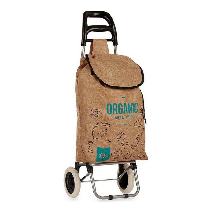 Carro de Compra Organic Kinvara 36x95x35 cm, Azul/Marrón, 3300 ml (10 Unidades) Carro de Compra Organic Kinvara 36x95x35 cm, Azul/Marrón, 3300 ml (10 Unidades)