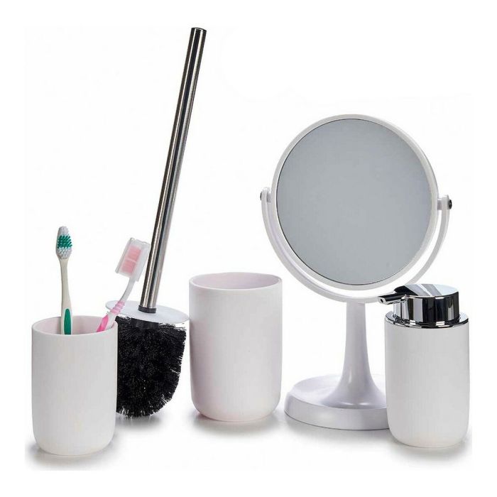 Set de Baño Blanco Polipropileno (4 Piezas) 3 Set de Baño Blanco Polipropileno (4 Piezas) 3