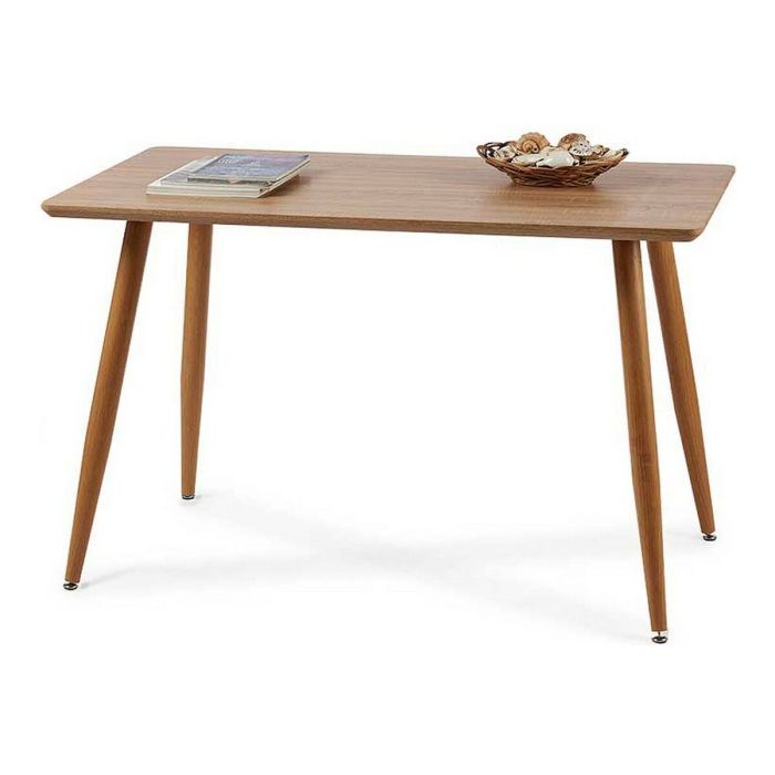 Mesa de Comedor Metal Marrón Melamina DM (120 x 70 x 75 cm) Mesa de Comedor Metal Marrón Melamina DM (120 x 70 x 75 cm)
