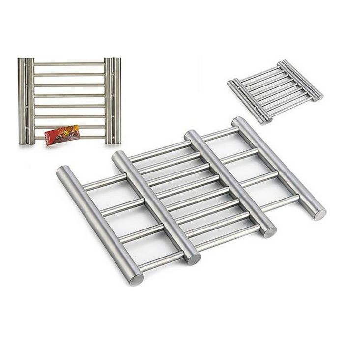 Salvamantel Acero inoxidable Extensible (20 x 2 x 23,5 cm) 1 Salvamantel Acero inoxidable Extensible (20 x 2 x 23,5 cm) 1