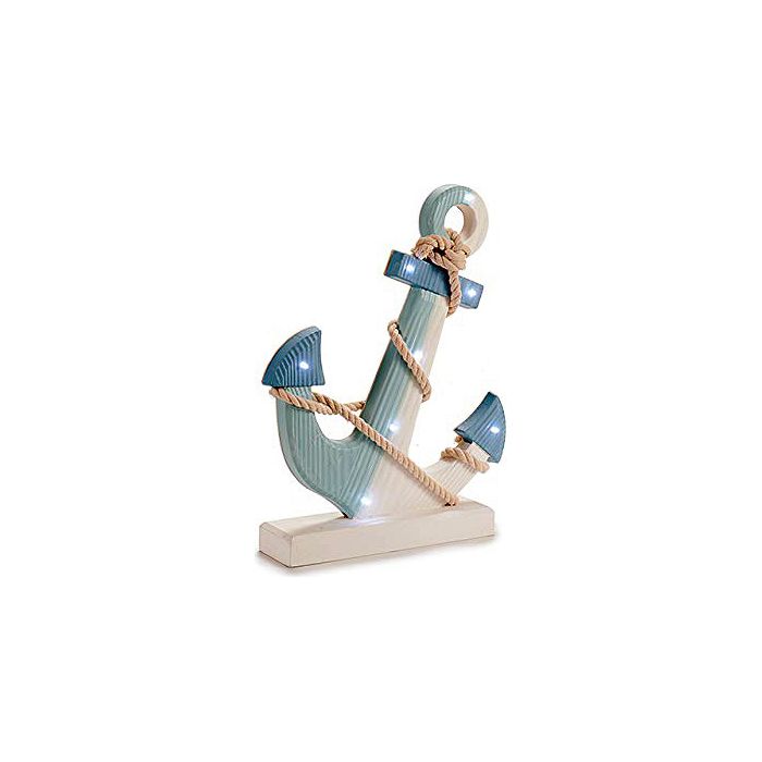 Figura Decorativa Madera Cuerda (7,5 x 39 x 30 cm) Luces LED 1