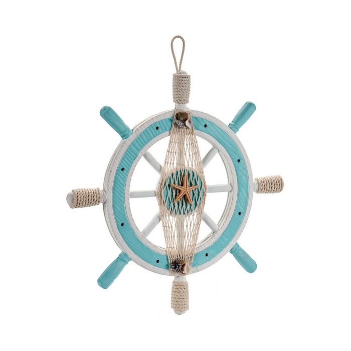 Figura Decorativa Madera Cuerda (3 x 40,5 x 40,5 cm) Luces LED 3 Figura Decorativa Madera Cuerda (3 x 40,5 x 40,5 cm) Luces LED 3