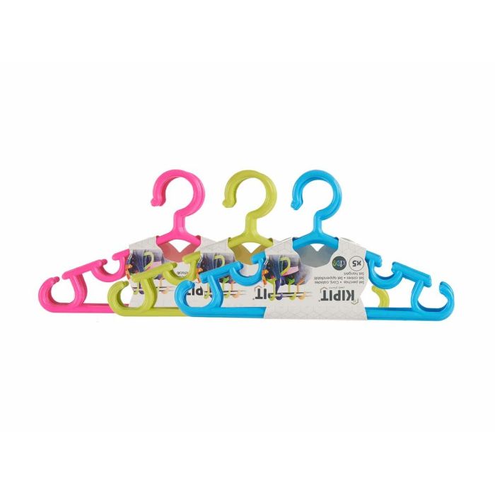 Juego de Perchas Infantil Azul Rosa Verde 3 x 14 x 26,5 cm Juego de Perchas Infantil Azul Rosa Verde 3 x 14 x 26,5 cm