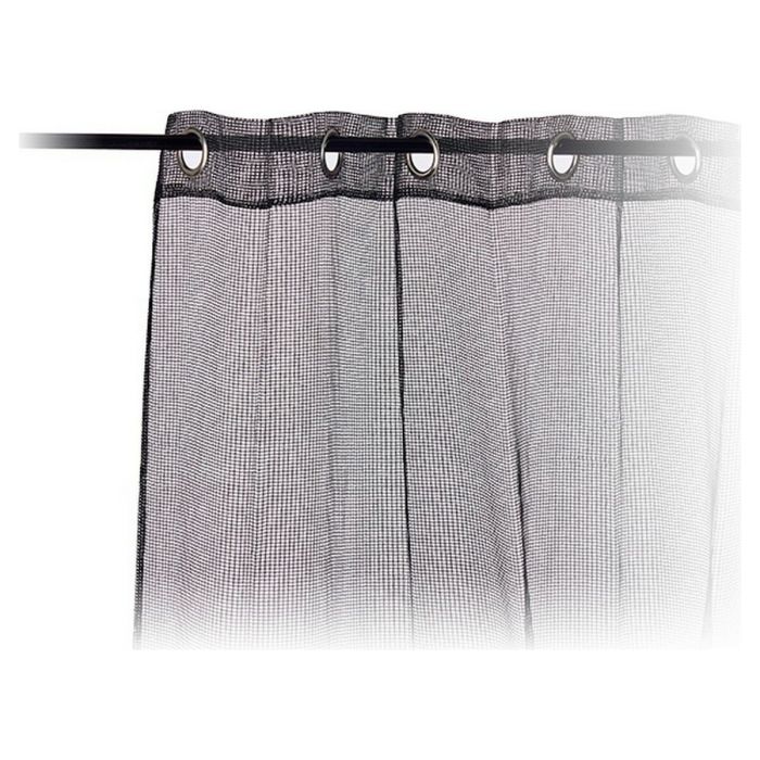 Cortina 140X260Cm 6 Ollaos Rejilla Negro Giftdecor (6 Unidades) Cortina 140X260Cm 6 Ollaos Rejilla Negro Giftdecor (6 Unidades)