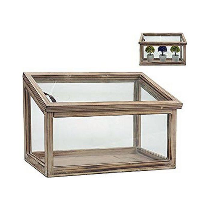 Invernadero Madera Vidrio (20 x 27 x 42 cm) 1 Invernadero Madera Vidrio (20 x 27 x 42 cm) 1