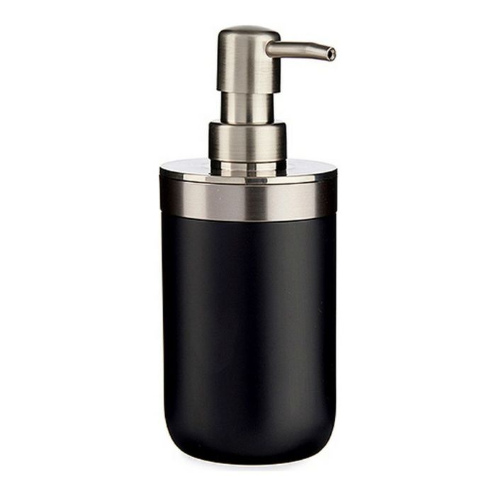 Dosificador Plateado Negro 350Ml Berilo 9X17CM (12 Unidades) Dosificador Plateado Negro 350Ml Berilo 9X17CM (12 Unidades)