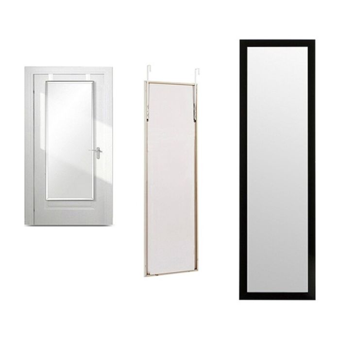 Espejo Puertas Negro Madera (30 x 120 cm) Espejo Puertas Negro Madera (30 x 120 cm)