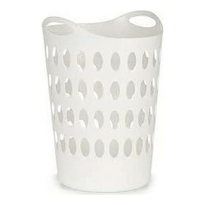 Cesto Plastico 50L C Asas Blanco Kipit 44X56CM (12 Unidades) Cesto Plastico 50L C Asas Blanco Kipit 44X56CM (12 Unidades)