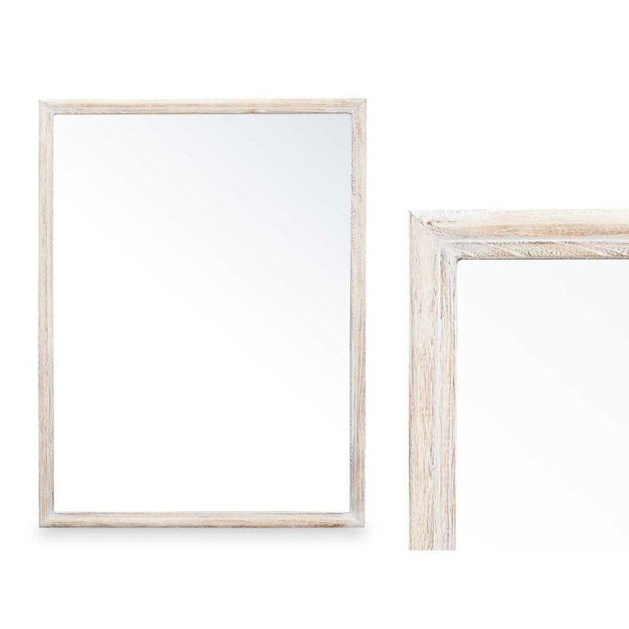 Espejo de pared Madera Natural 65 x 85 x 65 cm 2 Espejo de pared Madera Natural 65 x 85 x 65 cm 2