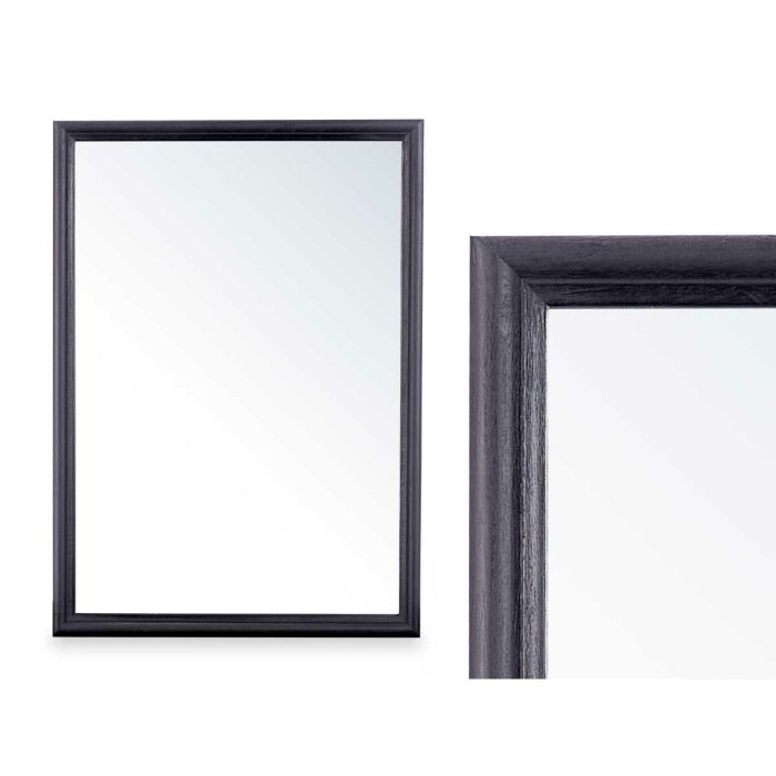Espejo de pared Madera Negro 50 x 70 x 50 cm 2