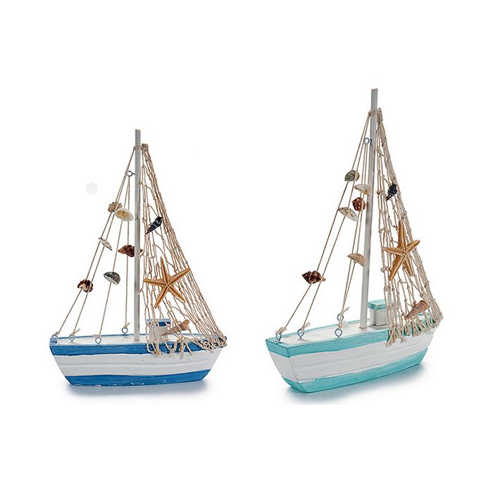 Barco Decorativo Madera (5 x 25,5 x 18,5 cm) Barco Decorativo Madera (5 x 25,5 x 18,5 cm)