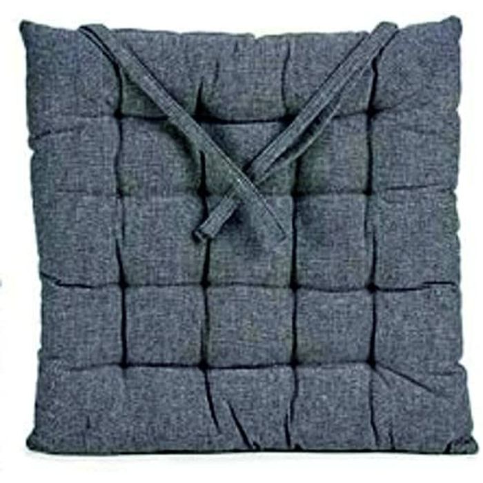 Cojin Silla Liso Gris Oscuro Giftdecor 40X5CM (12 Unidades) Cojin Silla Liso Gris Oscuro Giftdecor 40X5CM (12 Unidades)
