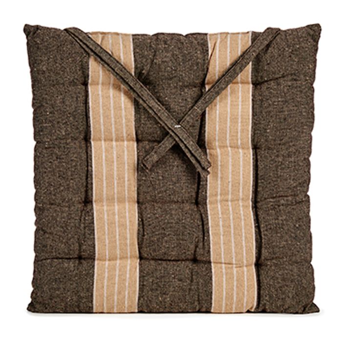 Cojin Silla Rayas Marron Giftdecor 40X5CM (12 Unidades) Cojin Silla Rayas Marron Giftdecor 40X5CM (12 Unidades)