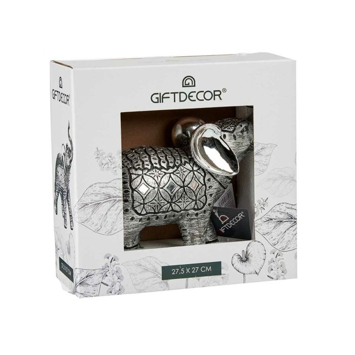 Elefante Plateado Resina 1 Elefante Plateado Resina 1