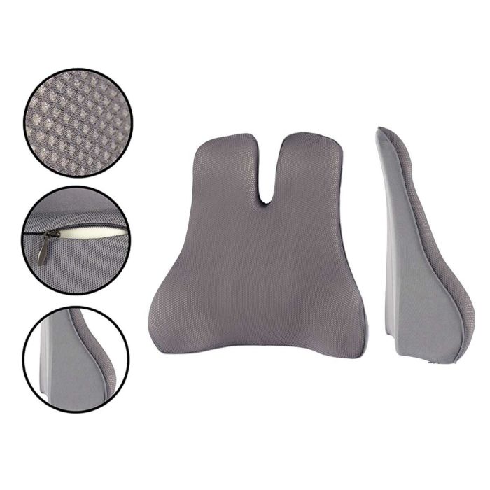 Respaldo lumbar Espuma (47 x 14 x 47 cm) 4 Respaldo lumbar Espuma (47 x 14 x 47 cm) 4